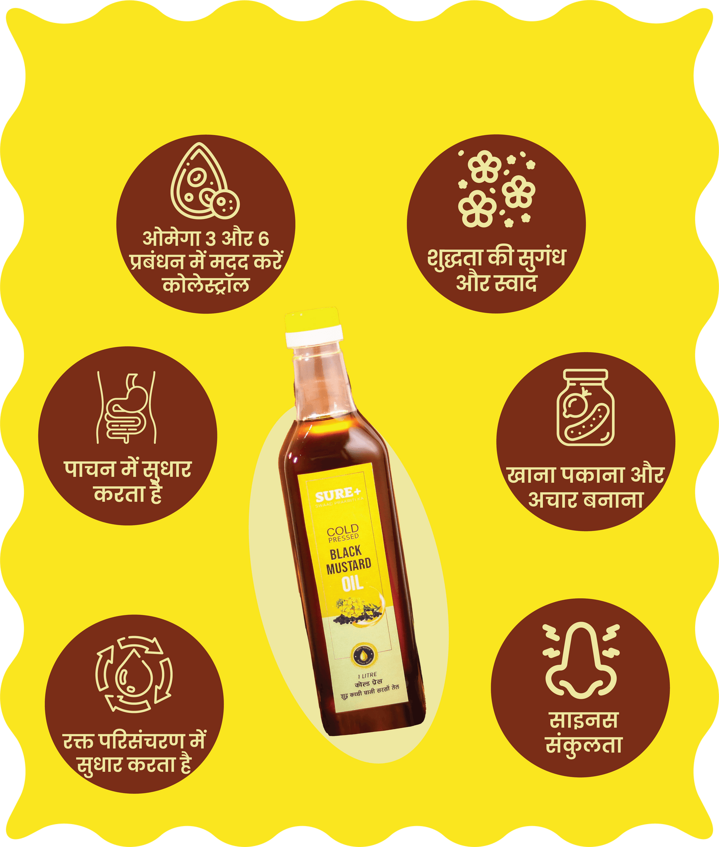 Cold Pressed Black Mustard Oil